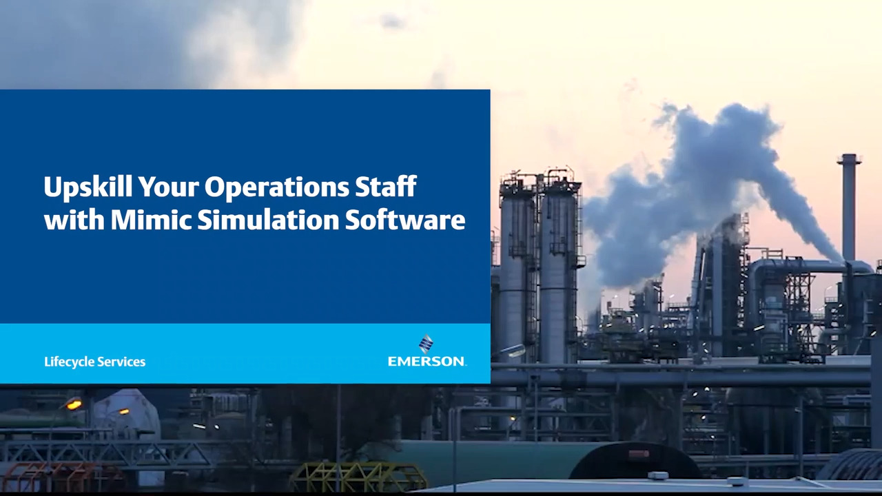 DeltaV Mimic 시뮬레이션 소프트웨어로 작업자 업스킬