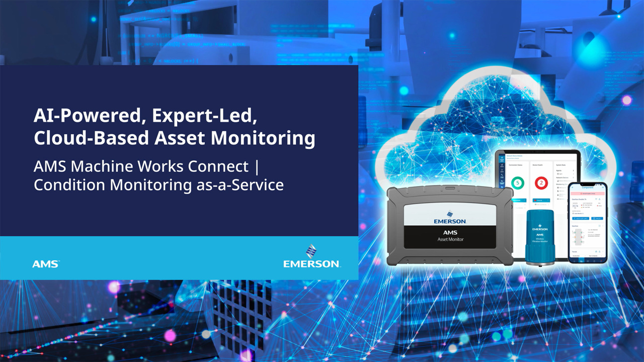 AMS 머신 워크 연결 | 서비스로서의 상태 모니터링