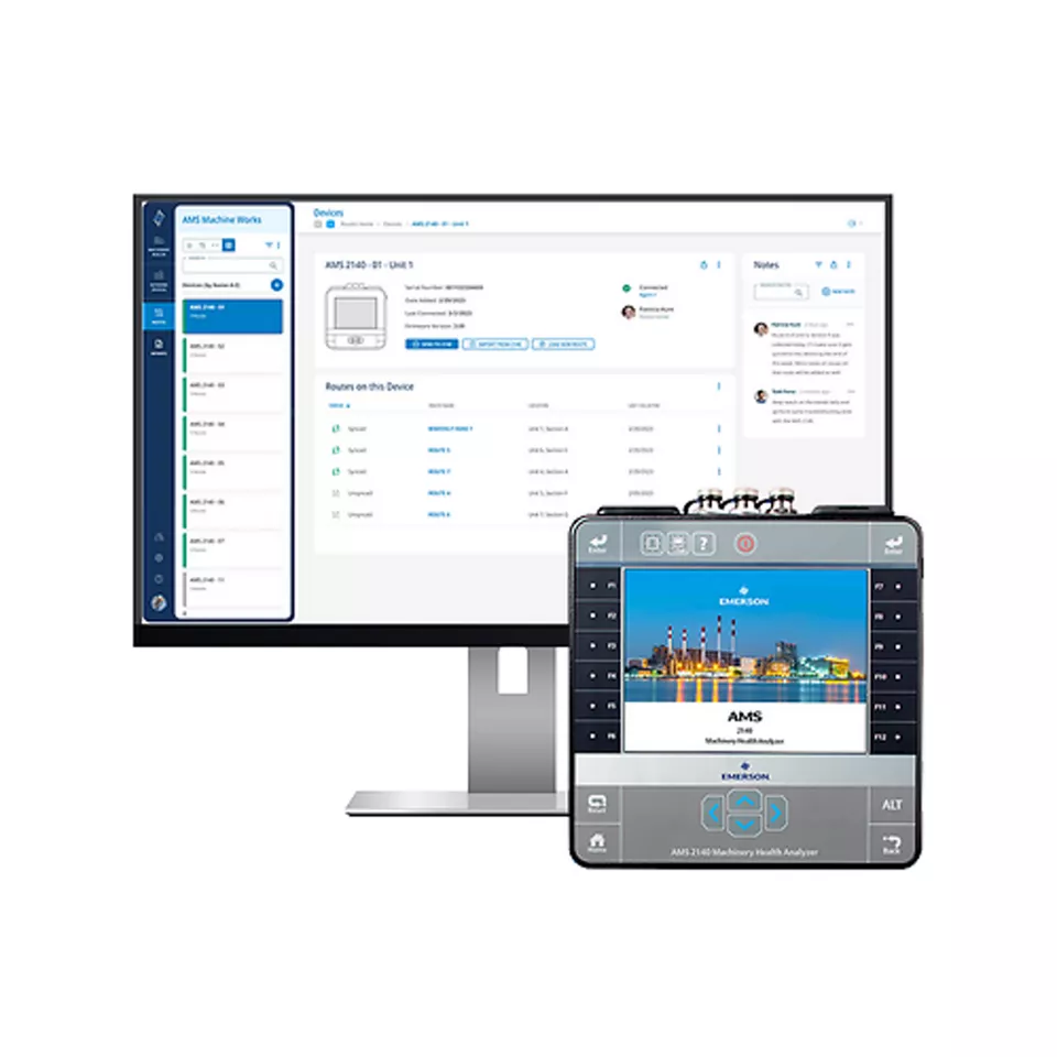 에머슨의 자산 관리 소프트웨어는 안전하고 사용하기 쉬운 통합 플랫폼에서 장비 신뢰성 데이터를 통합합니다