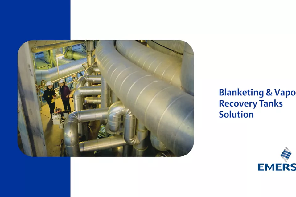 화학 캠페인 - 블랭키팅 및 증기 회수 탱크 솔루션