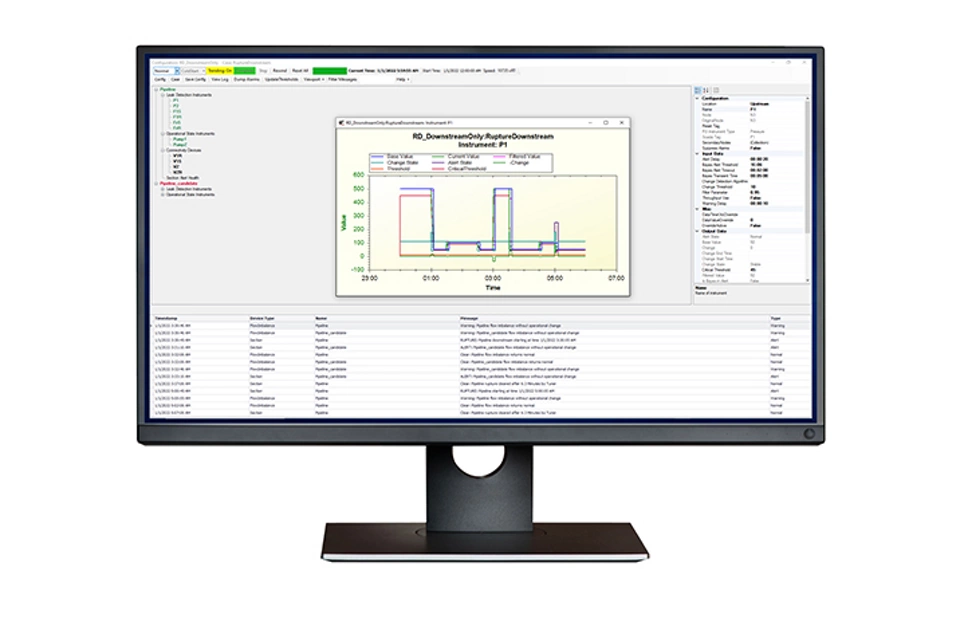 PipelineManager Software for Rupture Detection