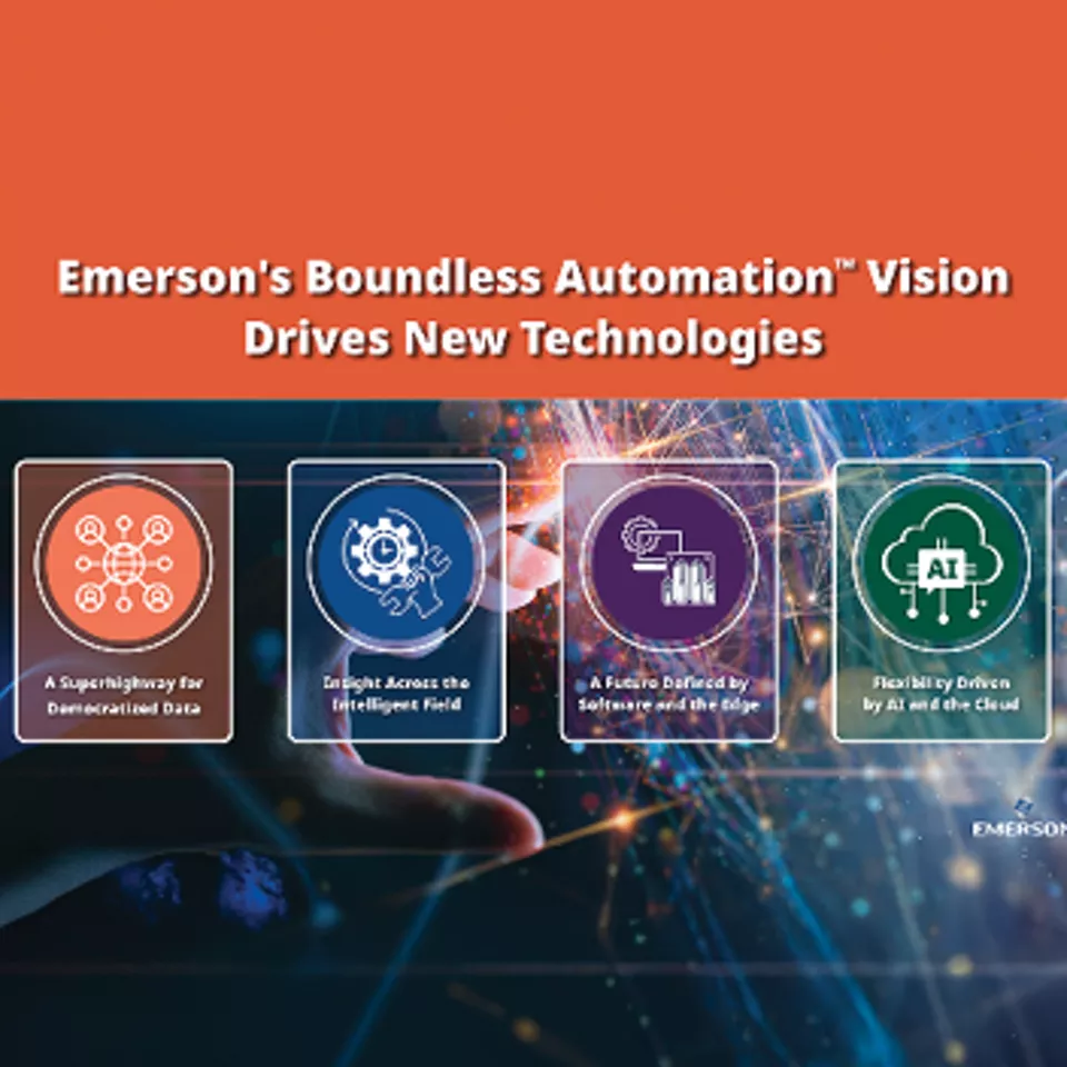 Emerson의 Boundless Automation 비전, 차세대 자동화 플랫폼 신기술을 주도하다