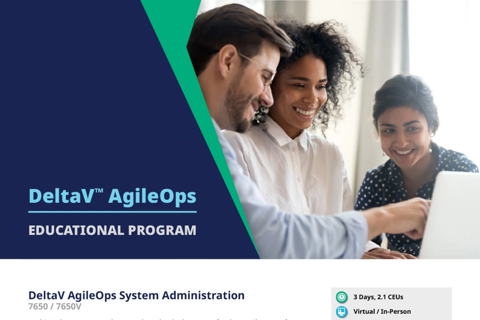 DeltaV AgileOps 교육 프로그램