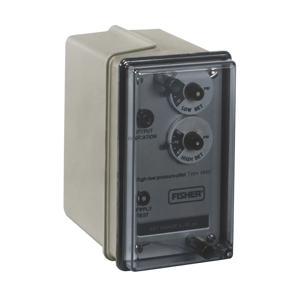 Fisher™ 4660 Pneumatic High-Low Pressure Pilot