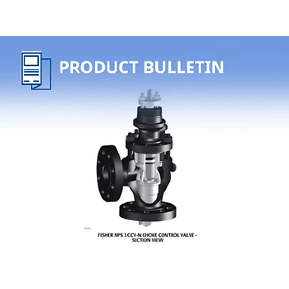 Fisher™ CCV-N 연료 가스 제어 밸브