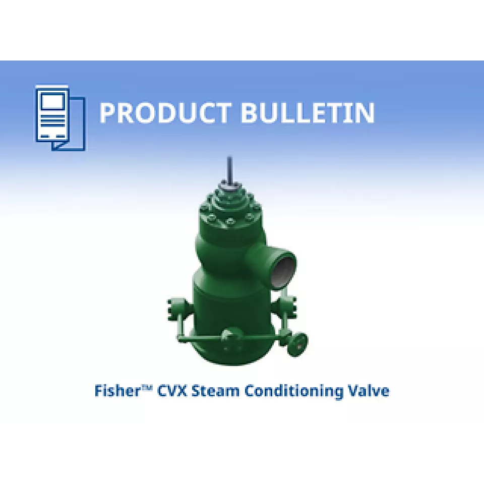 Fisher™ CVX 증기 컨디셔닝 밸브