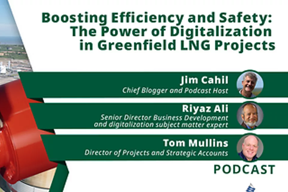 효율성과 안전성 증대: 그린필드 LNG 프로젝트의 디지털화의 힘