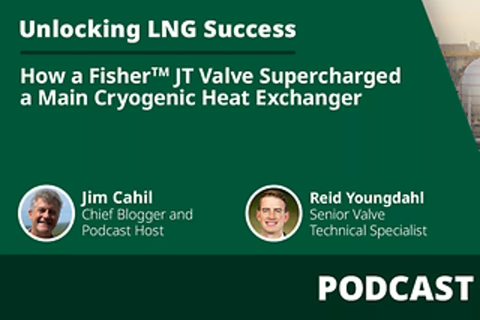 전 세계 LNG 생산량의 70% 이상이 Emerson의 밸브를 통해 흐르고 있습니다.