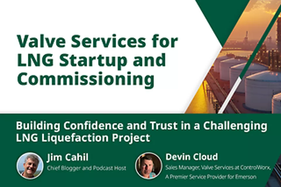 LNG 가동 및 시운전용 밸브 서비스