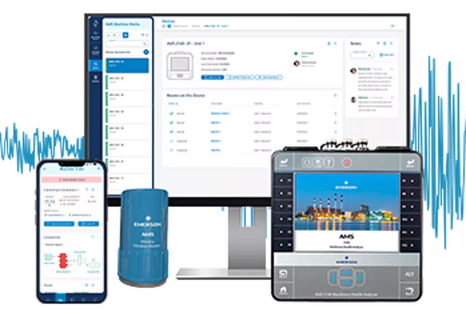 Emerson의 최신 기계 자산 상태 모니터링 소프트웨어는 장비 지원을 확장하고 개선합니다...