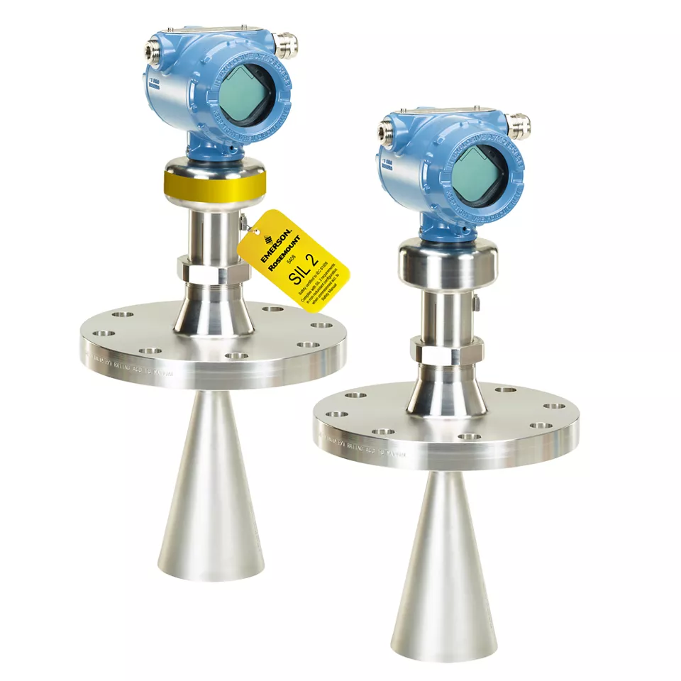 Rosemount™ 5408 레벨 트랜스미터 - 비접촉식 레이더