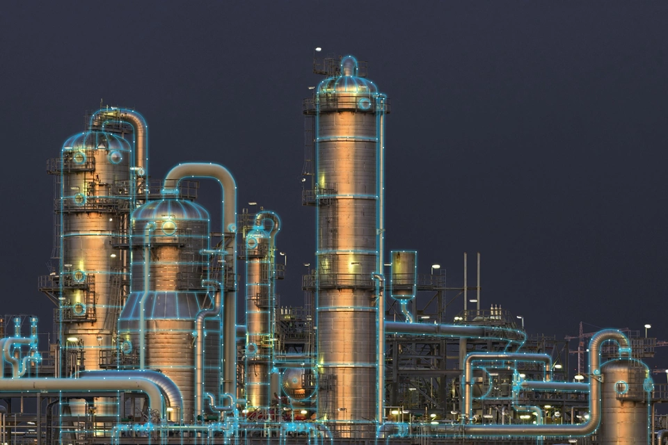 정유 작업에서 에너지 사용 및 배출 감소