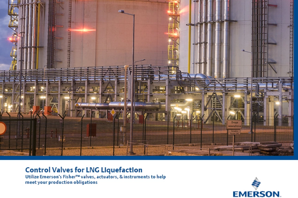 LNG 액화용 제어 밸브