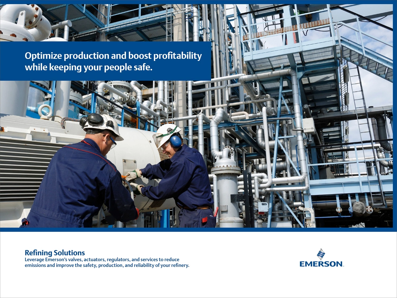 Valve, actuator, and regulator solutions for refining applications.