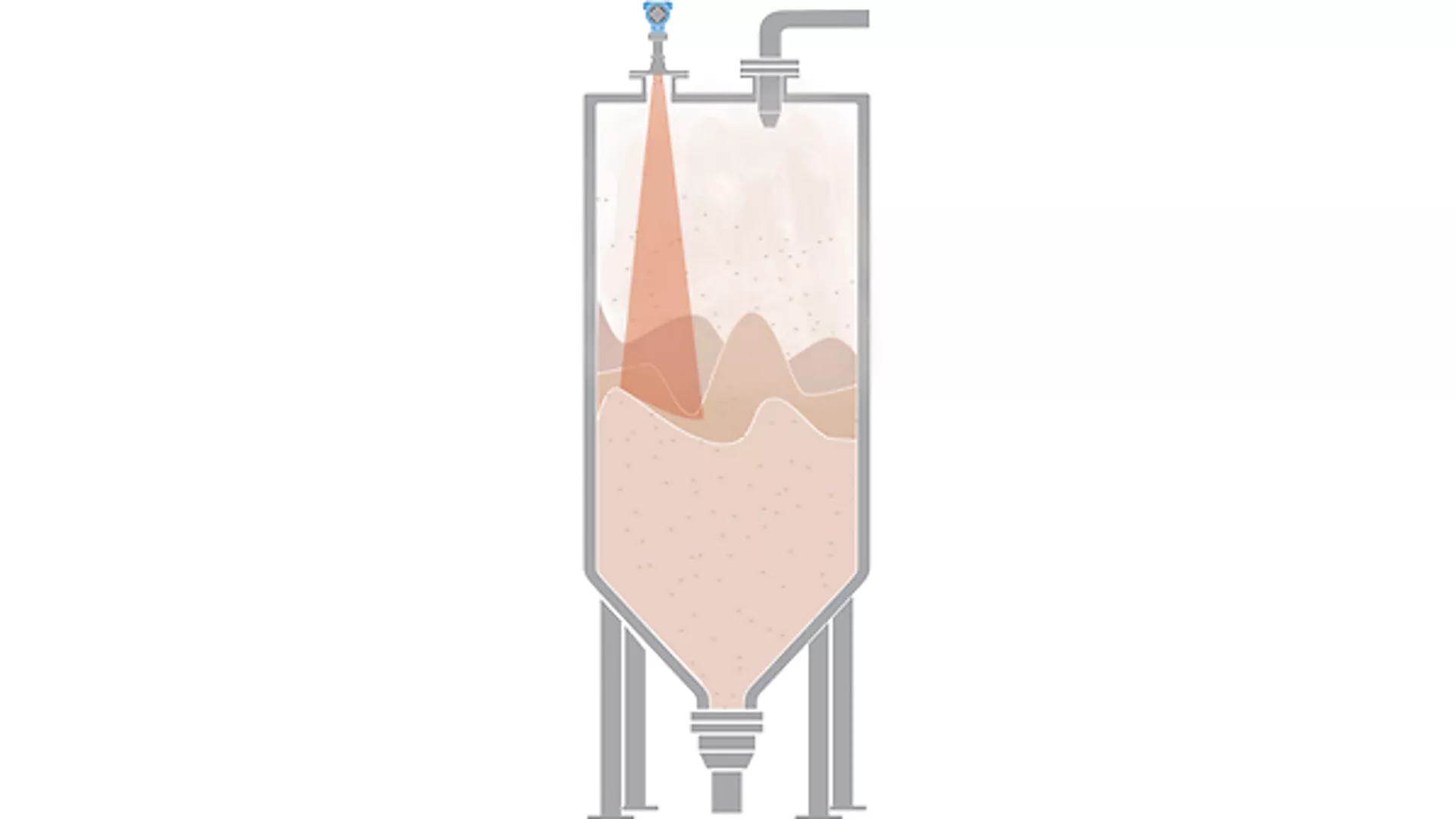 Level Measurement of Malted Grains (Grist) Stored for Beer Production