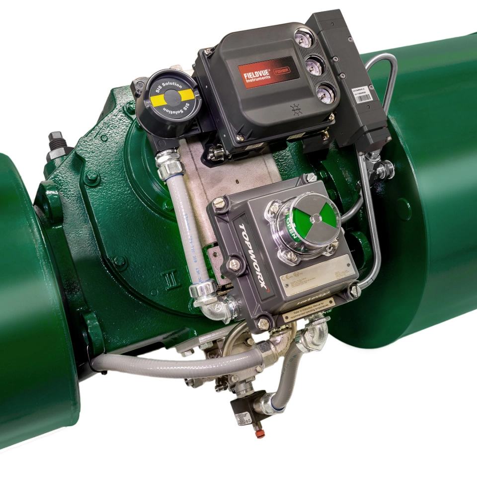 Fisher™ FIELDVUE™ DVC6200 SIS 디지털 밸브 제어기