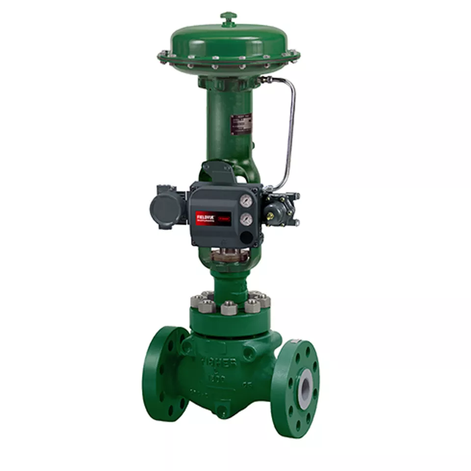 Fisher™ HP 시리즈 제어 밸브