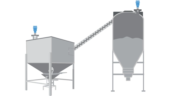 Level Measurement in Adsorbents Storage Tanks