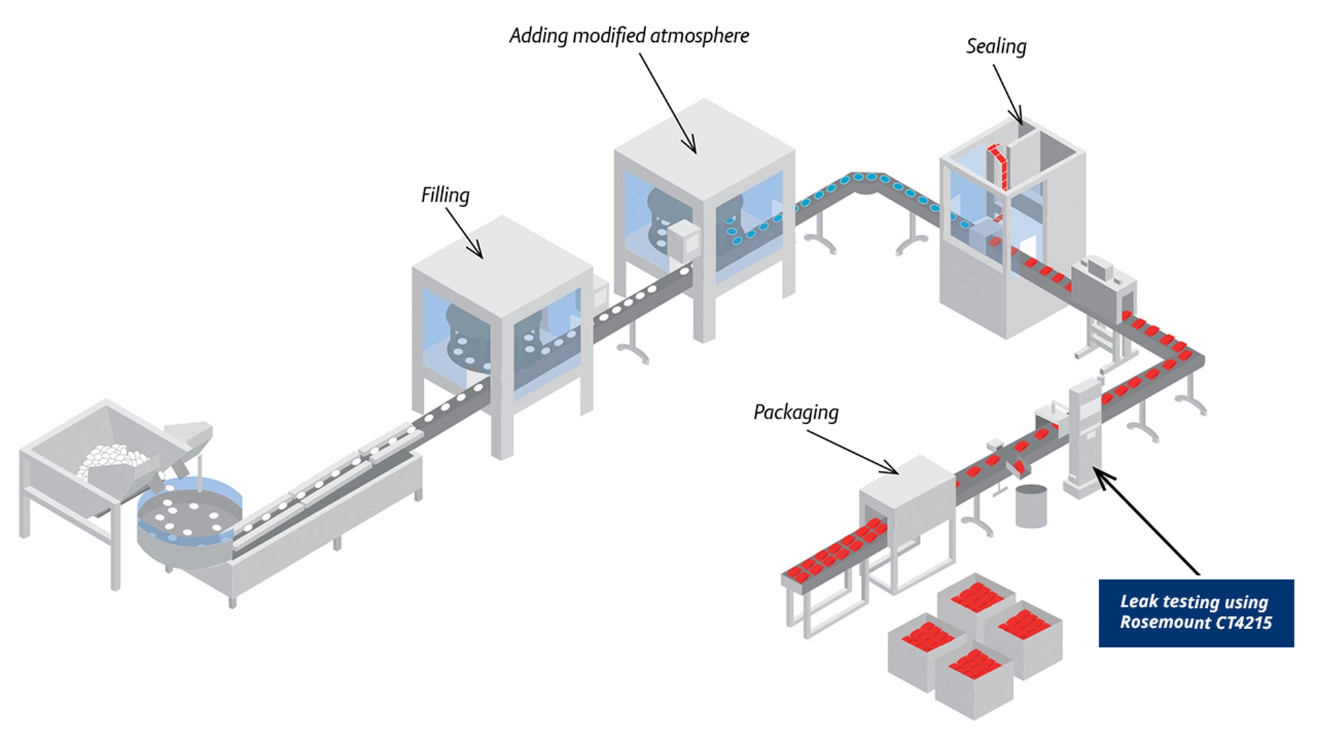 Modified Atmosphere Packaging Leak Detection