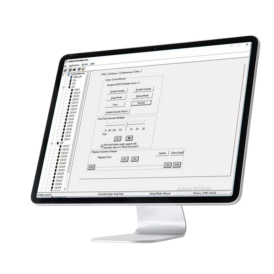 Mockup of modern desktop computer isolated on white background