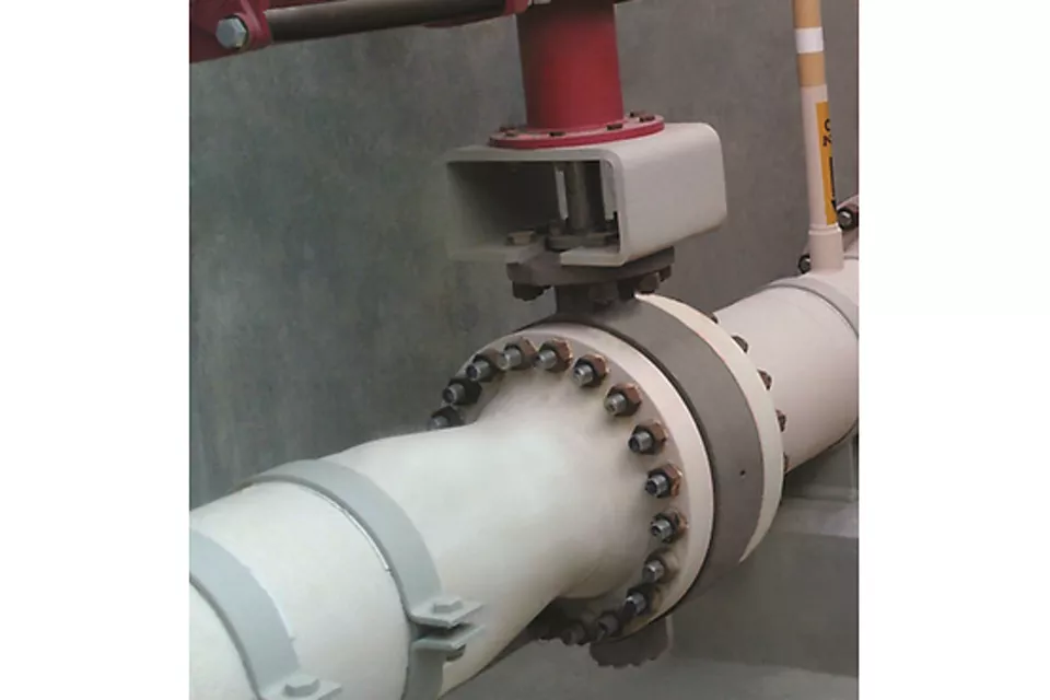 기체 산소(GOX)용 Vanessa™ 시리즈 30,000 삼중 오프셋 밸브