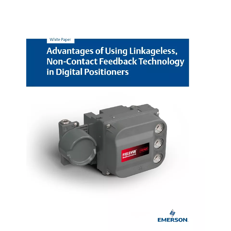 백서: 링커지리스(linkage-less), 비접촉 피드백 기술 사용의 장점