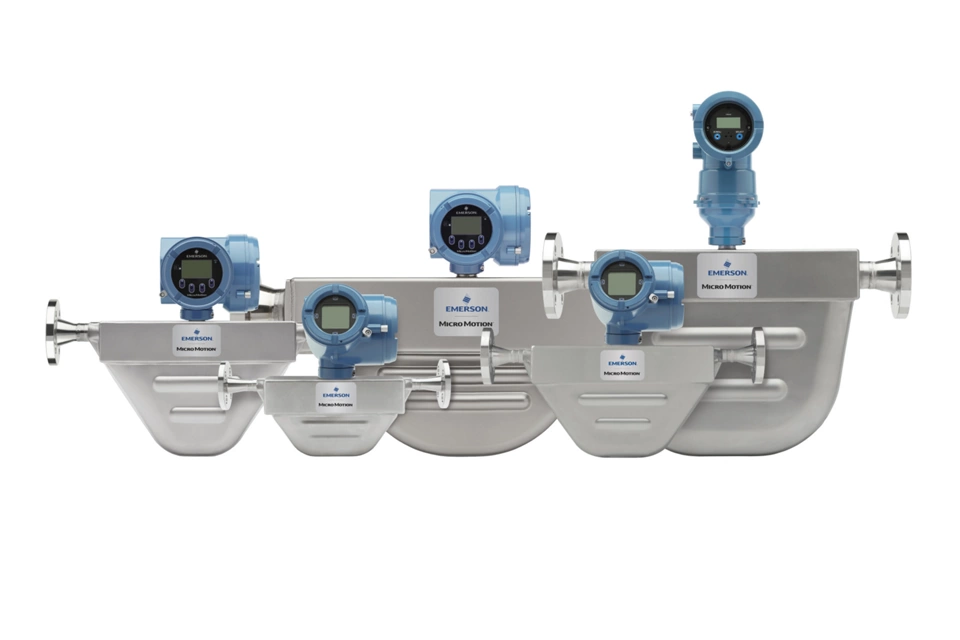 Micro Motion F 시리즈 소형, 배수식 코리올리스 유량계 및 밀도계