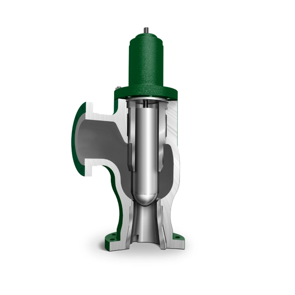 Fisher™ 461 배출구 각도 증가 Sweep-Flo 밸브