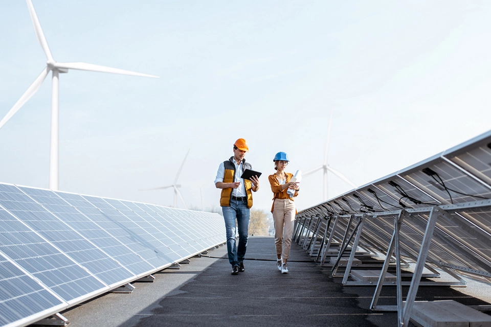 태양광 플랜트를 자신 있게 운영, 연결 및 조절하세요