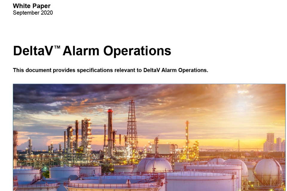 DeltaV 알람 운영